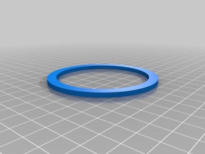 michelles 3 pouces anneau de l'artisanat pièces personnalisé 3d print model - Mito3D