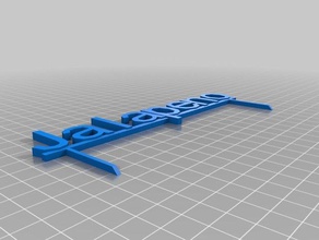 my jalape&ntildeo sign signs logos customized 3d print model - Mito3D