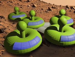 modular mars habitats other makerbotmars 3d print model - Mito3D