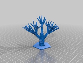 pentagon tree models customized 3d print model - Mito3D