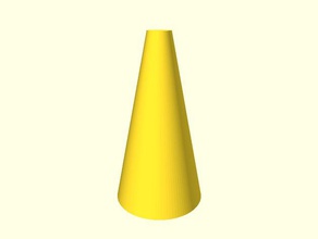 customizable cone other customizer 3d print model - Mito3D