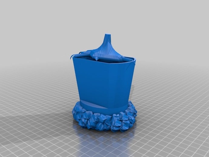claw toothbrush holder bathroom container 3D print model - Mito3D