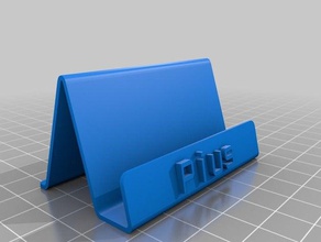 negócio titular do cartão de pio recipientes personalizado 3d print model - Mito3D