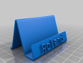 business-card-Inhaber roland Container angepasst 3d print model - Mito3D