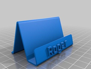 negócio titular do cartão de roger recipientes personalizado 3d print model - Mito3D