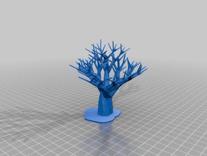 my customized tree branches models 3d print model - Mito3D