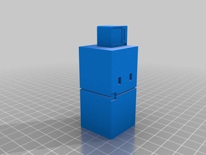 el refrigerador 3d la impresión microondas 3d print model - Mito3D