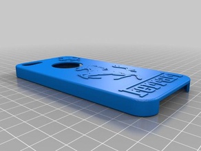 caso del iphone 5 de ferrari v2 aliviar 3d la impresión 3d print model - Mito3D