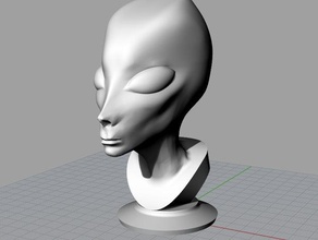 alien sculptures 3d print model - Mito3D