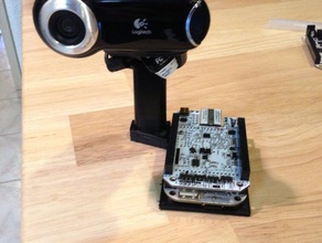 beaglebone webcam sahibi openrov Robotik temel kamera 3d print model - Mito3D