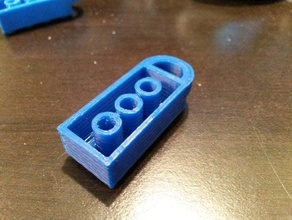 bloco de construção porta-chaves chaveiros impressionante conector criativo divertido crianças lego útil 3d print model - Mito3D