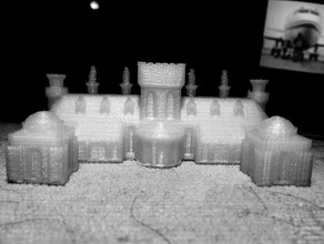 Villa frece Gebäude Strukturen Burg herrenhaus schloss 3d print model - Mito3D