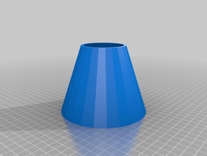 einfache Lampe Schatten Dekor 3d print model - Mito3D