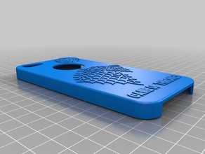 iphone 5 case game thrones v3 relieve 3d printing 3d print model - Mito3D