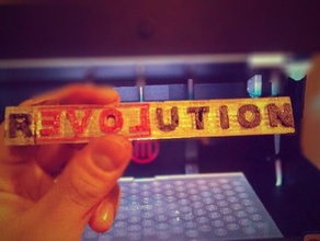 love revolution i segni loghi ron paul 3d print model - Mito3D