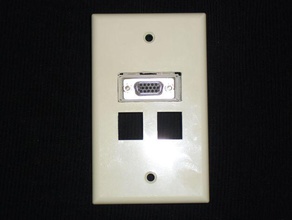 inserts ponctuels de l'électronique av connecteurs câblage 3d print model - Mito3D