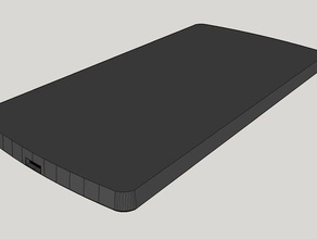 nexus 5 la forma del corpo mobile telefono 3d print model - Mito3D