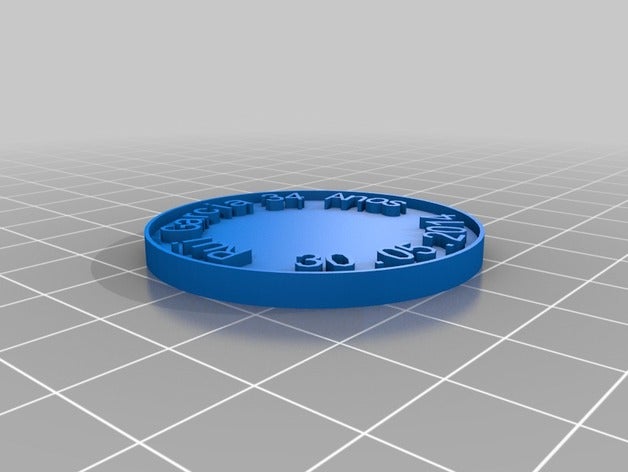 moeda rui 2 moedas emblemas personalizado 3D print model - Mito3D