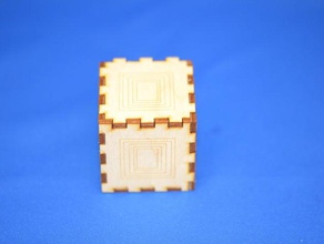 box squares 3d printing cnc laser lasercut cutter robbinsvillehighschool wood 3d print model - Mito3D