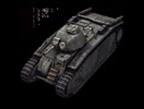 germany tank got french ----- b-1bis captured 3d printing 3d print model - Mito3D