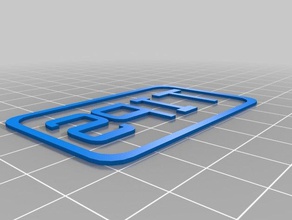 Tipp Unterschreiben Zeichen logos angepasst 3d print model - Mito3D