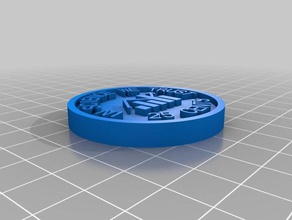 mishacoin sikke ve rozetleri özelleştirilmiş 3d print model - Mito3D