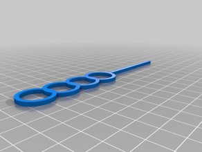 bubble maker 4 rings toys games 3d print model - Mito3D