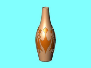 contemporary vase decor 3d print model - Mito3D