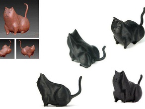 cat Tiere 3d print model - Mito3D