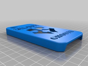 caso di iphone 4 cod ghost 3d la stampa chiamata del dovere 5 il 3d print model - Mito3D