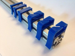 Haufen 2020 misumi-Kabel-clips 3d Drucker - Zubehör 20x20 Aluminium-extrusion bosch bosch-rexroth Kabel-Halter mendelmax misumi-extrusion t-max tmax 3d print model - Mito3D