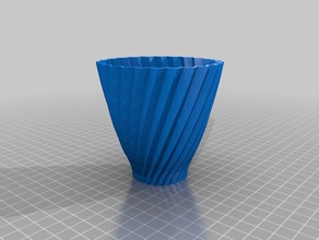spiral cup kitchen dining 3d print model - Mito3D