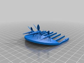 zanzara pettine gioielli pennello di classe pettini divertente funzionale ragazza capelli 3d print model - Mito3D