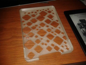kindle paperwhite case tablet hexagon square 3d print model - Mito3D