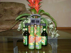 beer pal six pack other bottle holder useful 3d print model - Mito3D