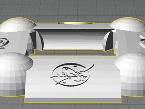 makerbotmars zukünftige mars-Basis Gebäude Strukturen 3d print model - Mito3D