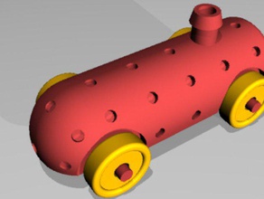 airprop toycar gioco accessori ballon rotto goaway ragazzi la spina propulsione non testati ruote inutile 3d print model - Mito3D
