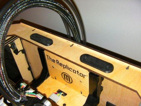 vertical rod support caps 3d printer accessories bearing replicator upgrade 3d print model - Mito3D
