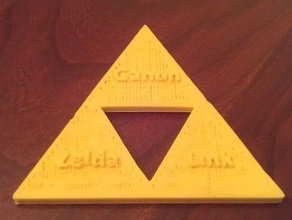 loz triforce video juegos robbinsvillehighschool 3d print model - Mito3D