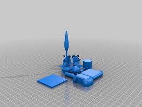 base em marte física e astronomia makerbotmars espaço vapor haste tvy 3d print model - Mito3D