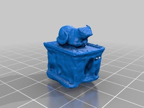 el marsupial catloaf esculturas 3d print model - Mito3D