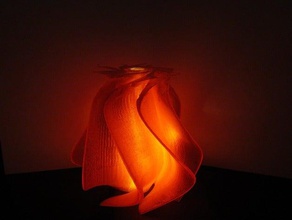 spirale lampade sculture 3d lampada a fessura twisted vaso 3d print model - Mito3D