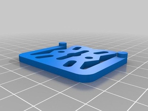 molle quick release mounting plate sport outdoors 3d print model - Mito3D