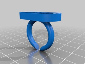 my customized louise ring rings 3d print model - Mito3D