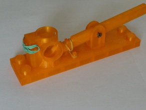 duplo compatible marble pump construction toys lego lifter machine openscad 3d print model - Mito3D