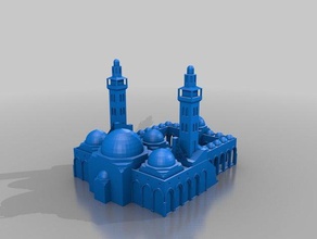 masjid zayed aqaba buildings structures 3d print model - Mito3D
