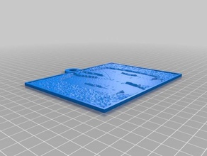 my customized lithopane suitably inclined logo 2d art 3d print model - Mito3D