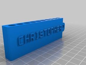 christopher golf sport outdoors customized 3d print model - Mito3D