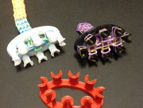 loom oval toys games bracelet rainbow 3d print model - Mito3D