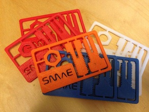 snap-out biglietto da visita ufficio 3d print model - Mito3D